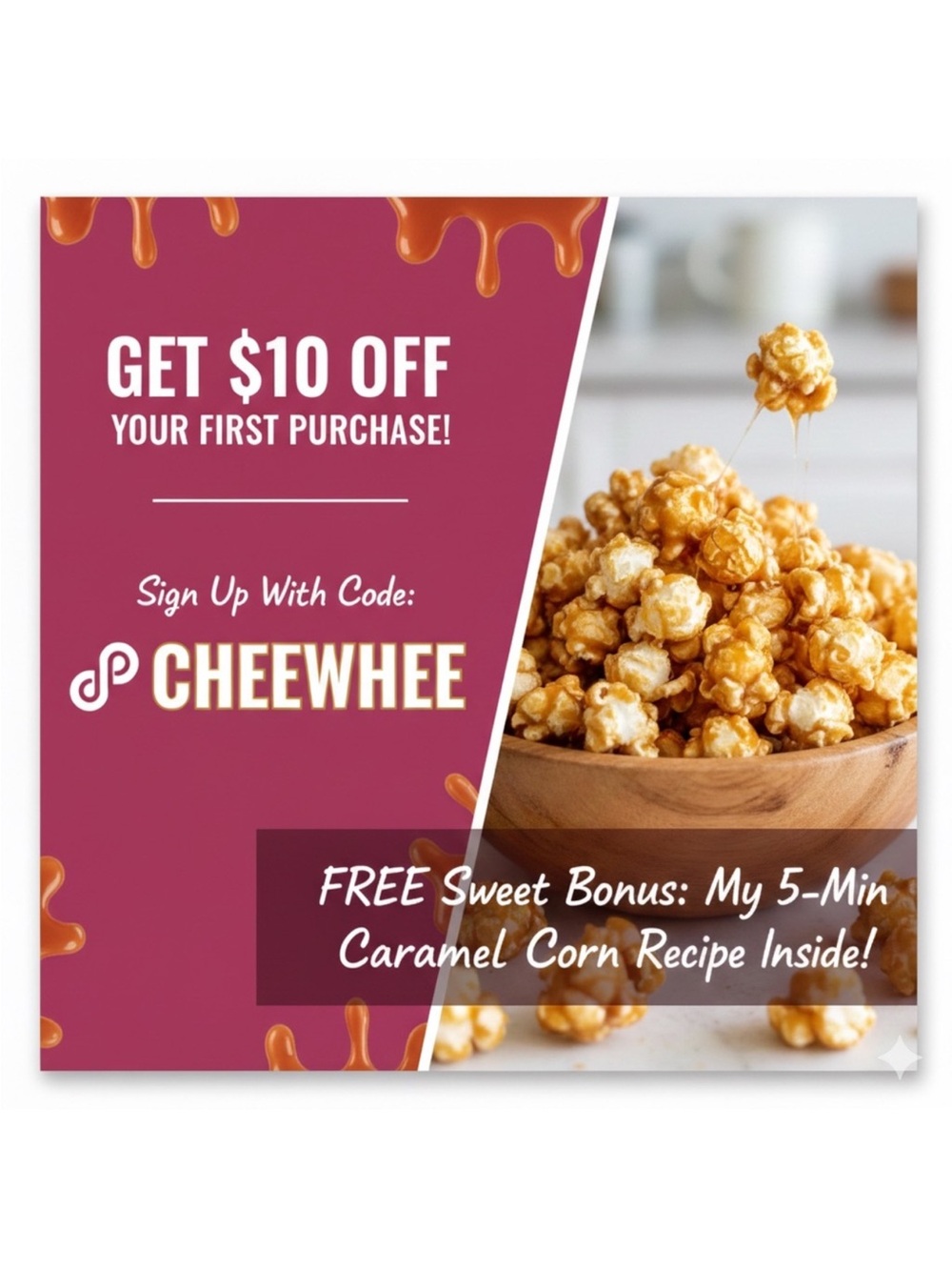 πΏ FREE $10 CREDIT + My Secret Caramel Corn Recipe! π¬ - Picture 4 of 4
